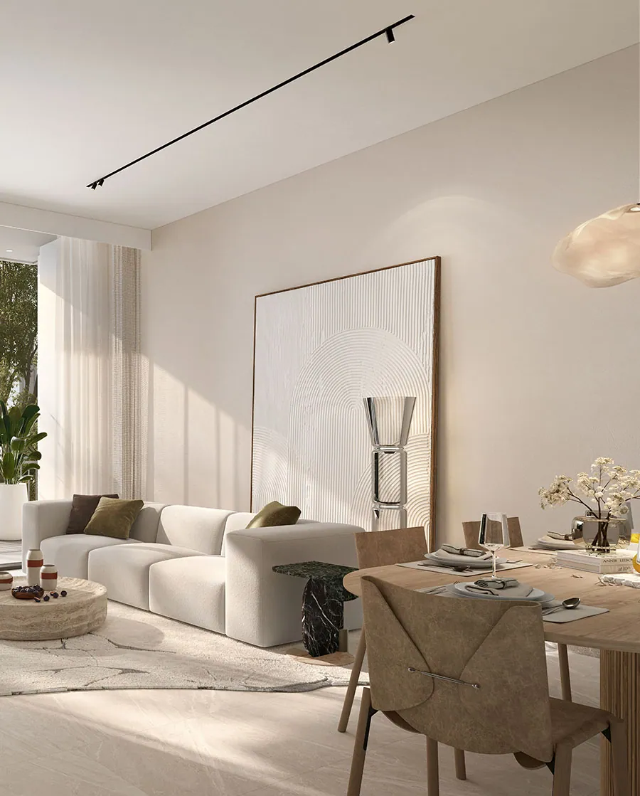 Serra at Ghaf Woods: interior living, photo 2 of 12