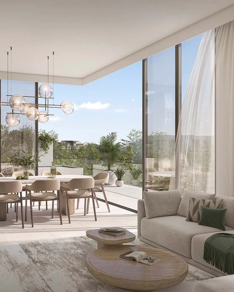 Serra at Ghaf Woods: interior living, photo 3 of 12