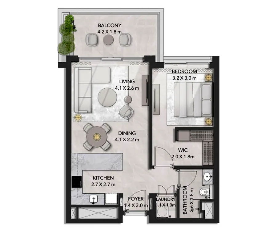 Serra at Ghaf Woods: floorplan, photo 11 of 12