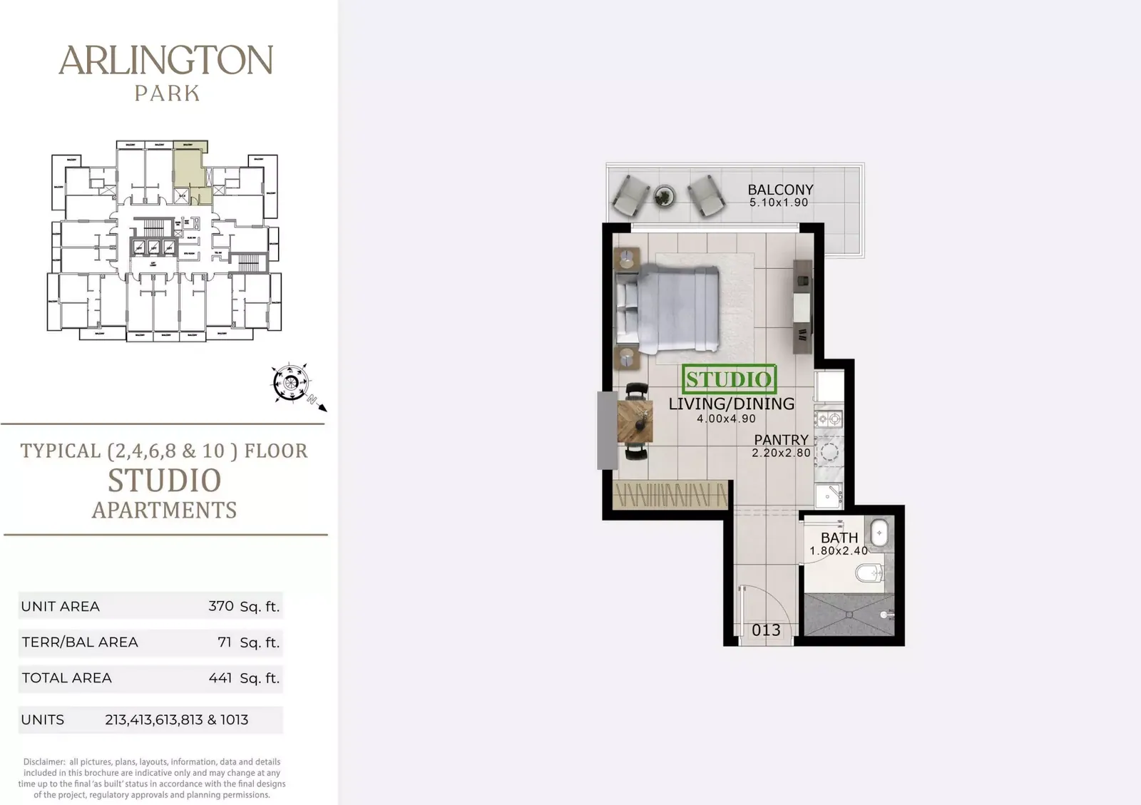 Arlington Park: floorplan, photo 11 of 12