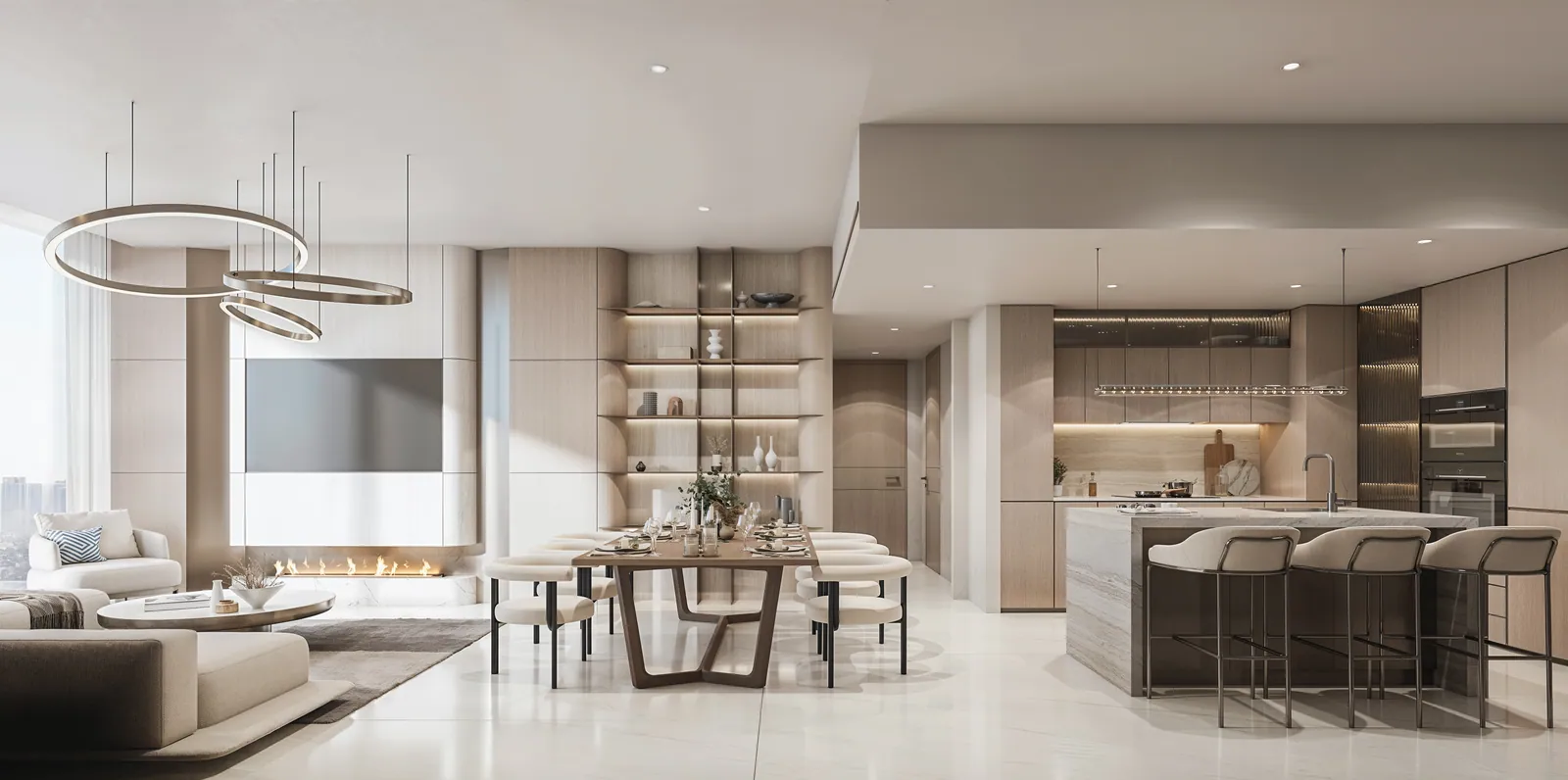 Arka Enclave Residences: interior living, photo 4 of 12