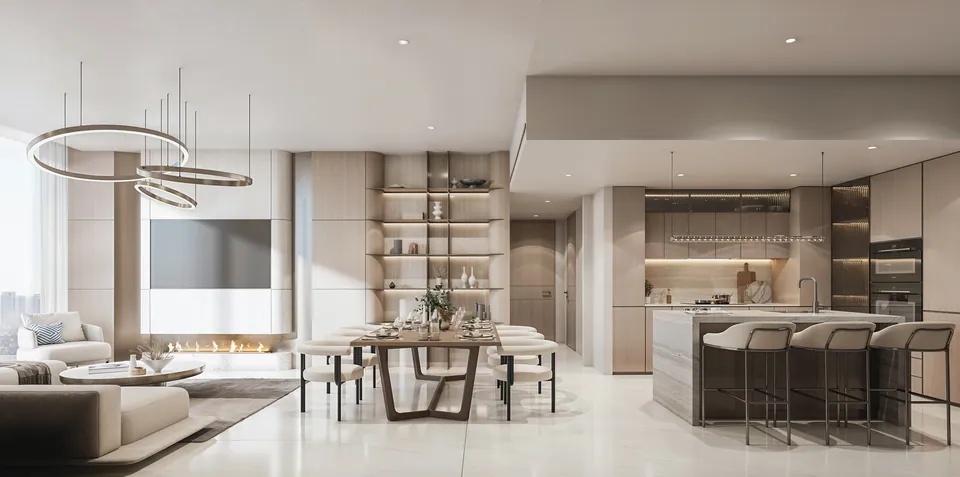 Arka Enclave Residences: interior living, photo 4 of 12