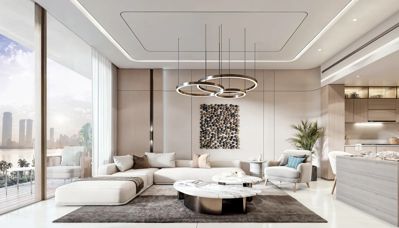 Arka Enclave Residences: interior living, photo 6 of 12