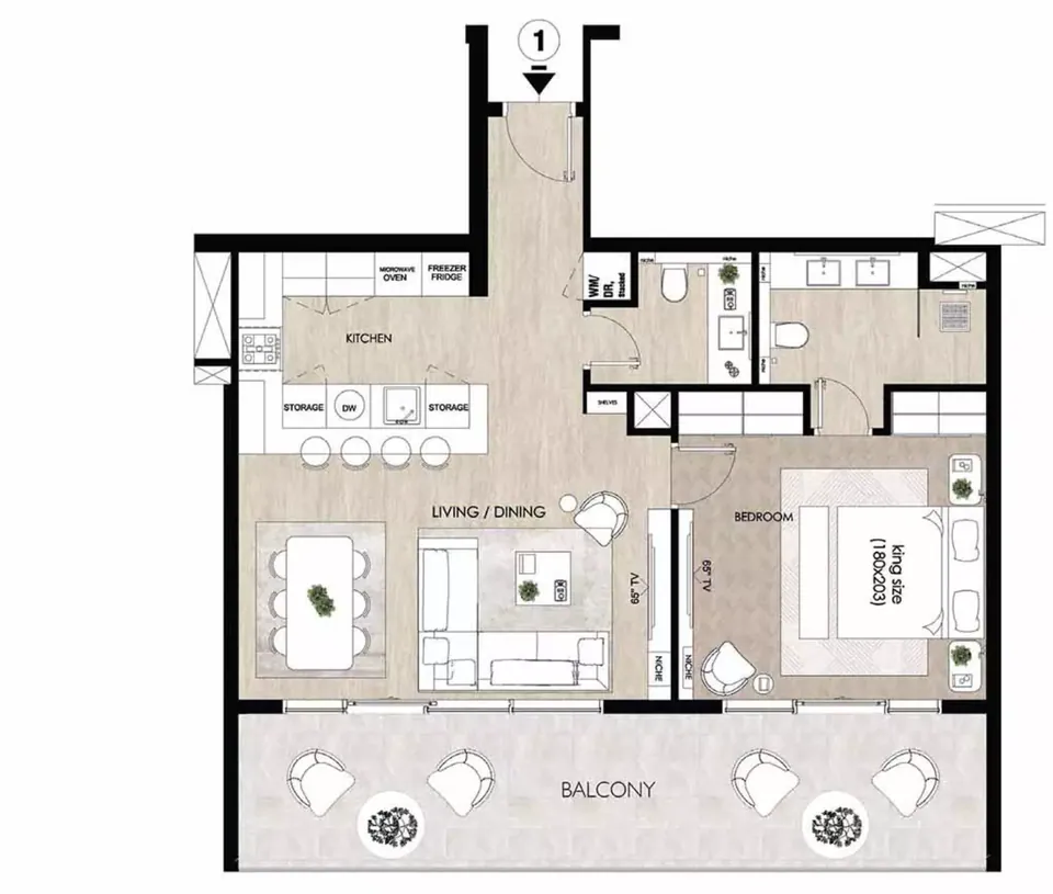 Solcasa Residence: floorplan, photo 5 of 5