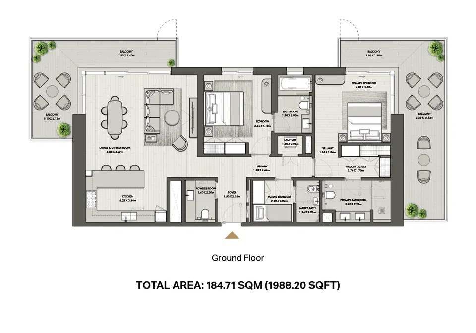 Riwa: floorplan, photo 7 of 9