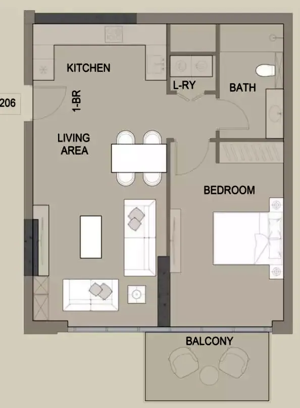 Edgewater Residences: floorplan, photo 6 of 9