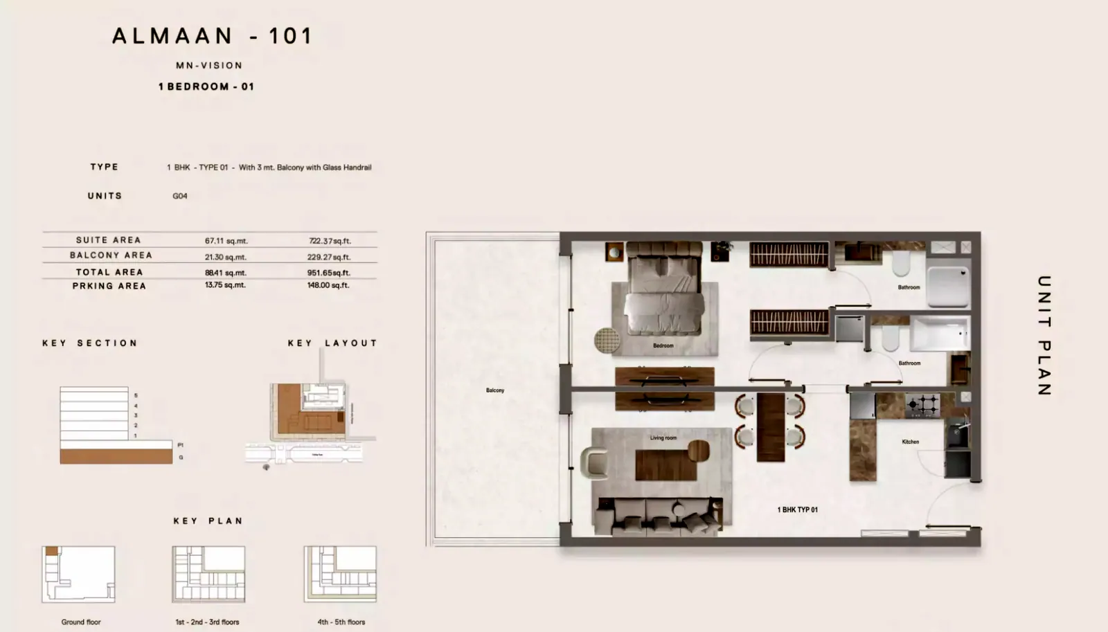 Almaan 101: floorplan, photo 6 of 9