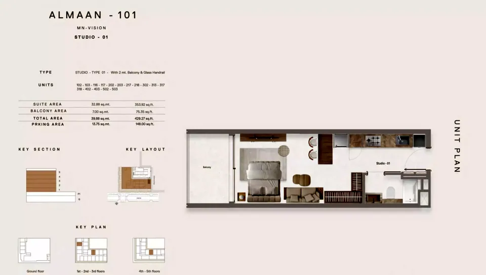 Almaan 101: floorplan, photo 7 of 9