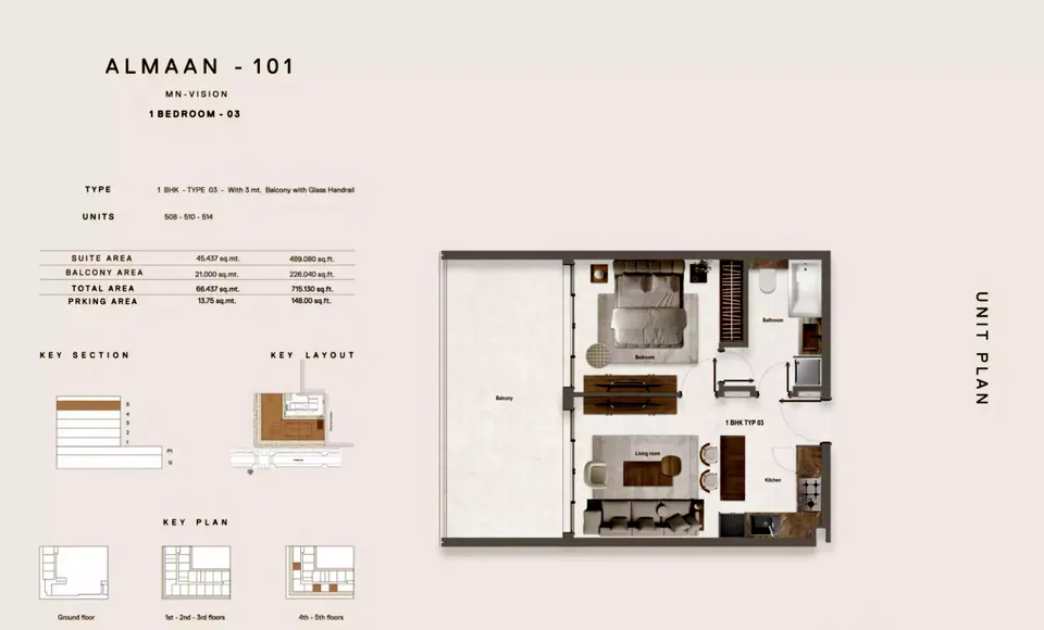 Almaan 101: floorplan, photo 8 of 9