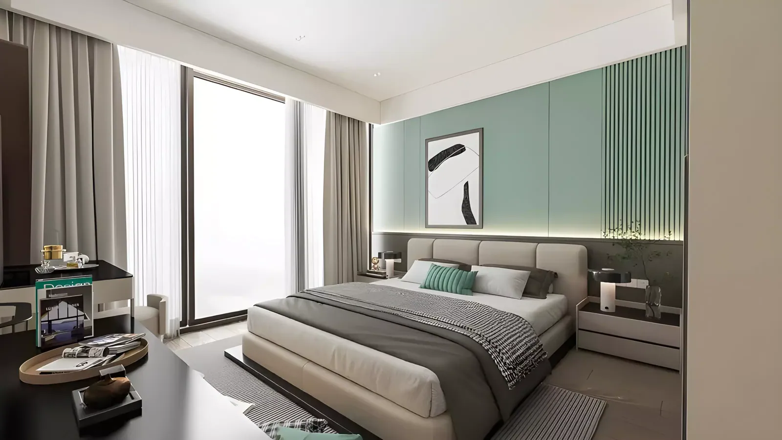 Symbolic Zen Residences: interior bedroom, photo 8 of 12