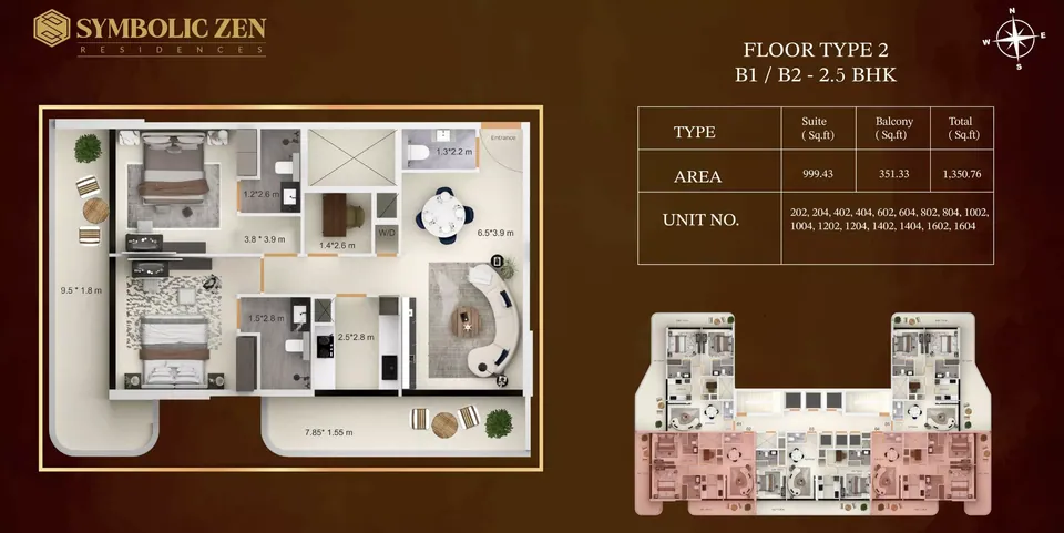 Symbolic Zen Residences: floorplan, photo 10 of 12
