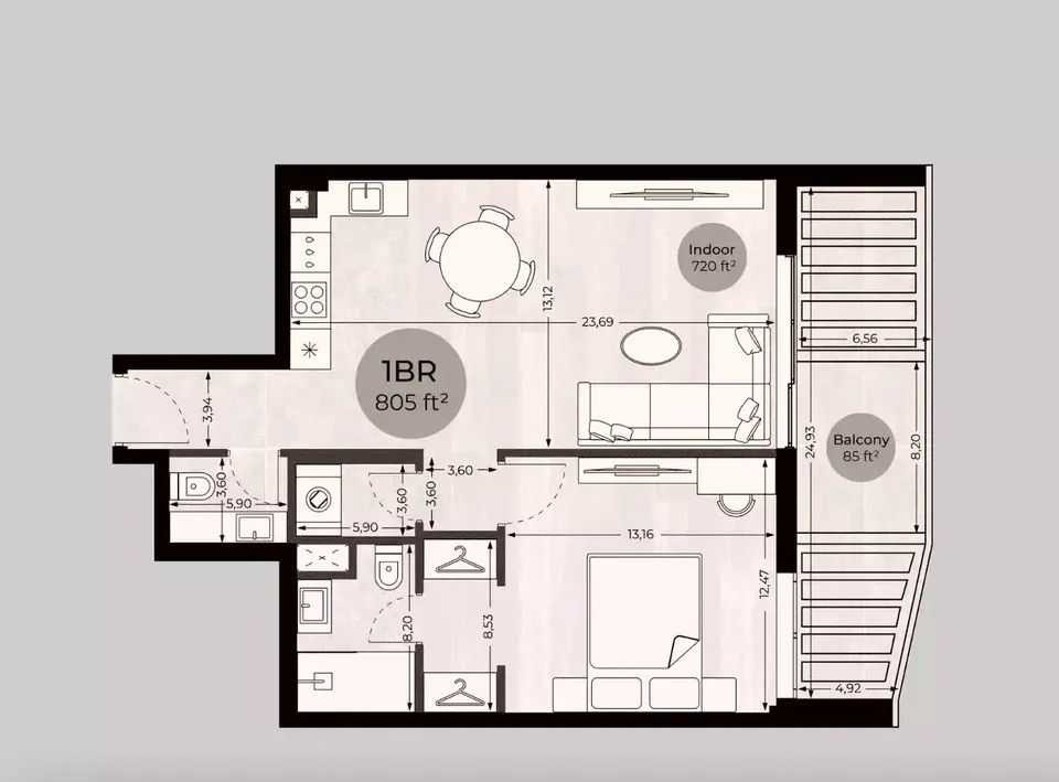 Sea Legend One by MVS: floorplan, photo 8 of 10