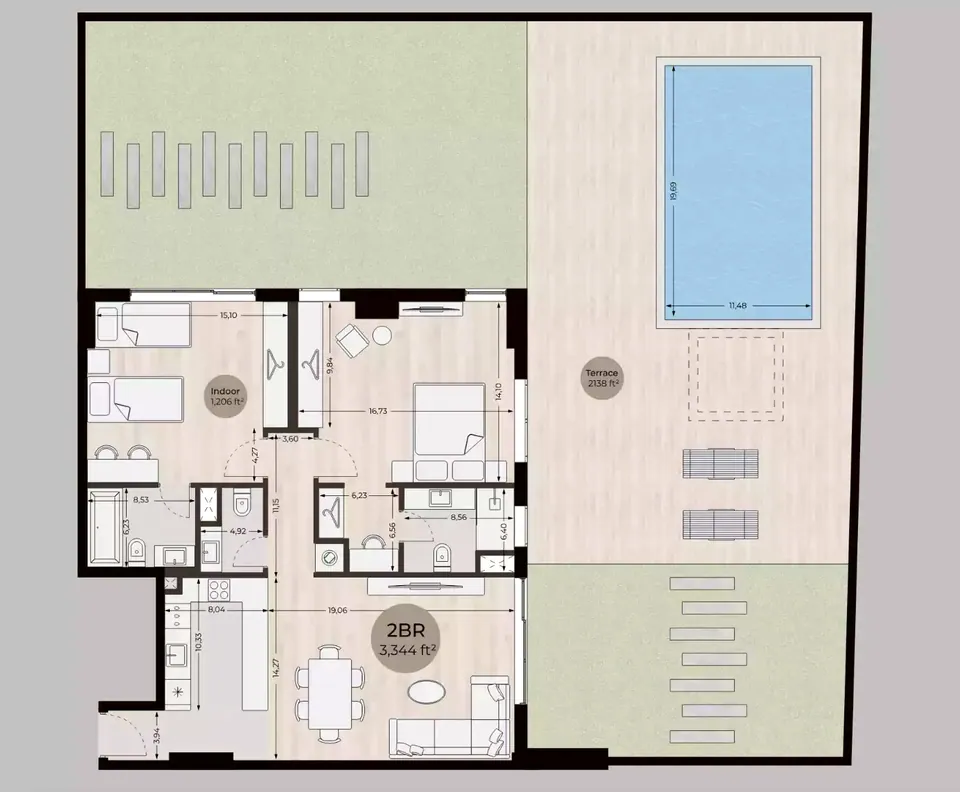 Sea Legend One by MVS: floorplan, photo 9 of 10