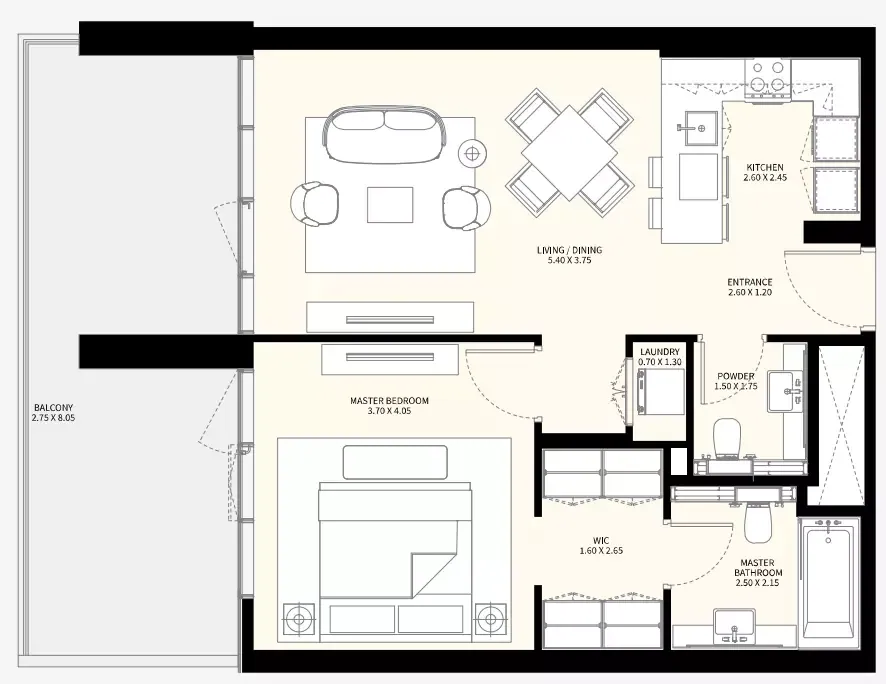 Naya at District One: floorplan, photo 9 of 10