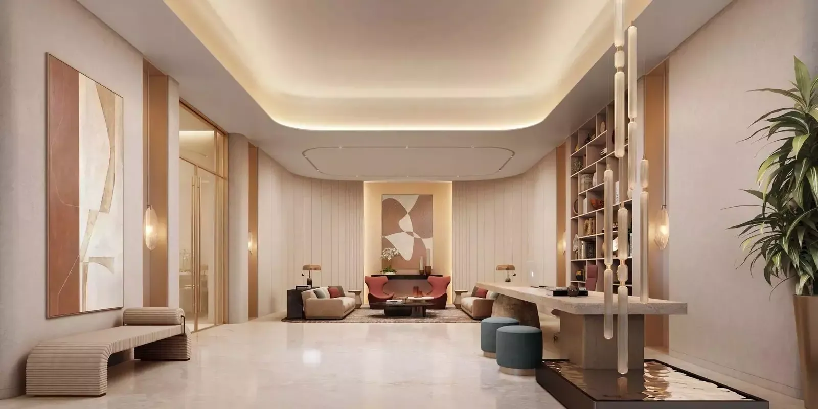 Palm Beach Towers 3: interior living, photo 6 of 12