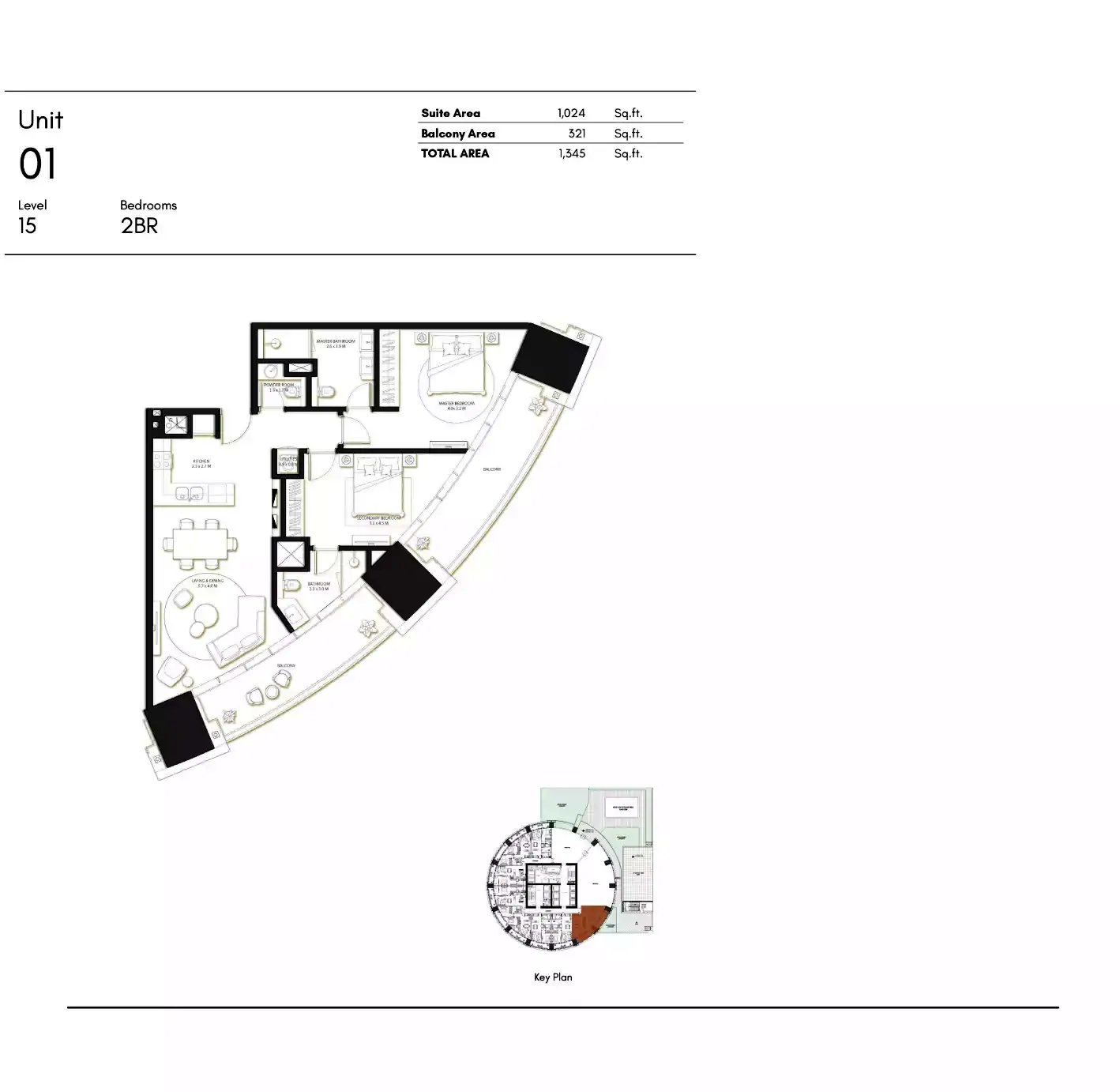 Palm Beach Towers 3: floorplan, photo 11 of 12