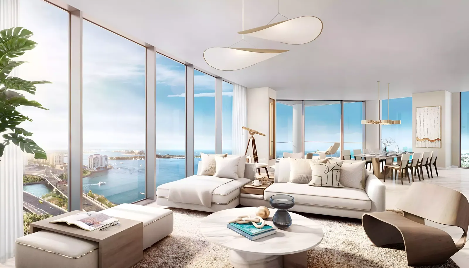 Palm Beach Towers: interior living, photo 5 of 10