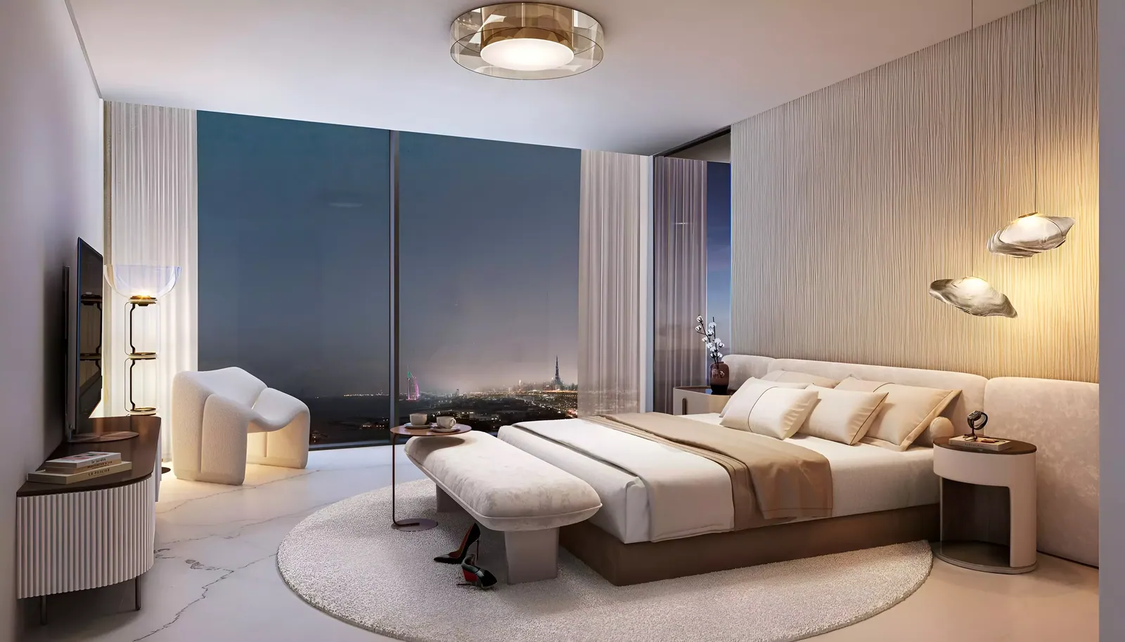 Palm Beach Towers: interior living, photo 7 of 10