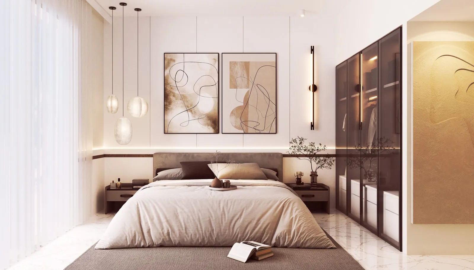One by Nine: interior bedroom, photo 6 of 12