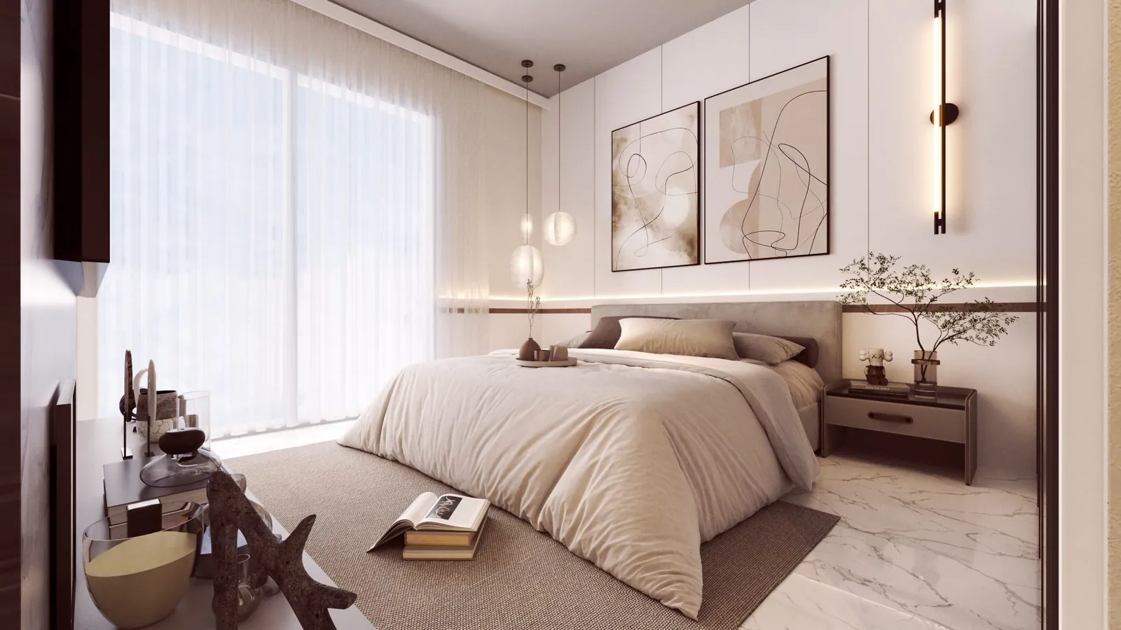 One by Nine: interior bedroom, photo 7 of 12