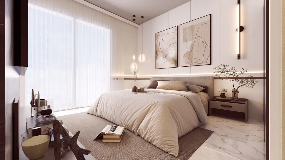 One by Nine: interior bedroom, photo 7 of 12