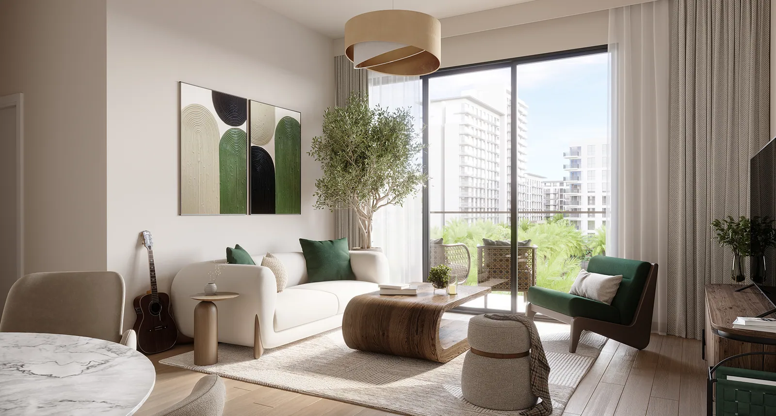 Aria on the Park: interior living, photo 8 of 12