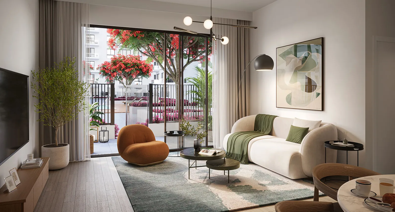 Ayala on the Park: interior living, photo 6 of 12