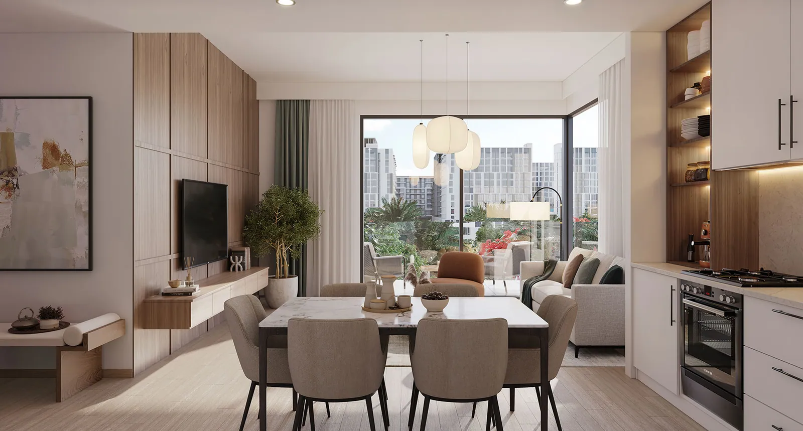 Ayala on the Park: interior living, photo 7 of 12