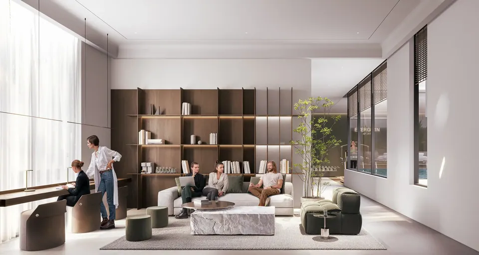 EVERGR1N HOUSE: interior living, photo 3 of 12