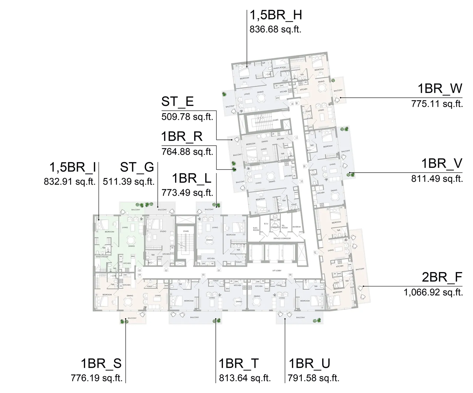 IR1DIAN PARK 2: floorplan, photo 12 of 12