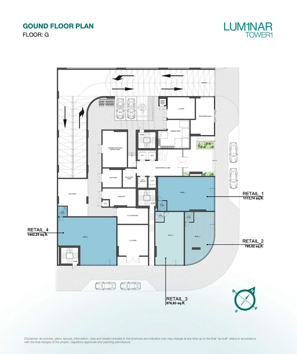 LUM1NAR Tower 1: floorplan, photo 11 of 12
