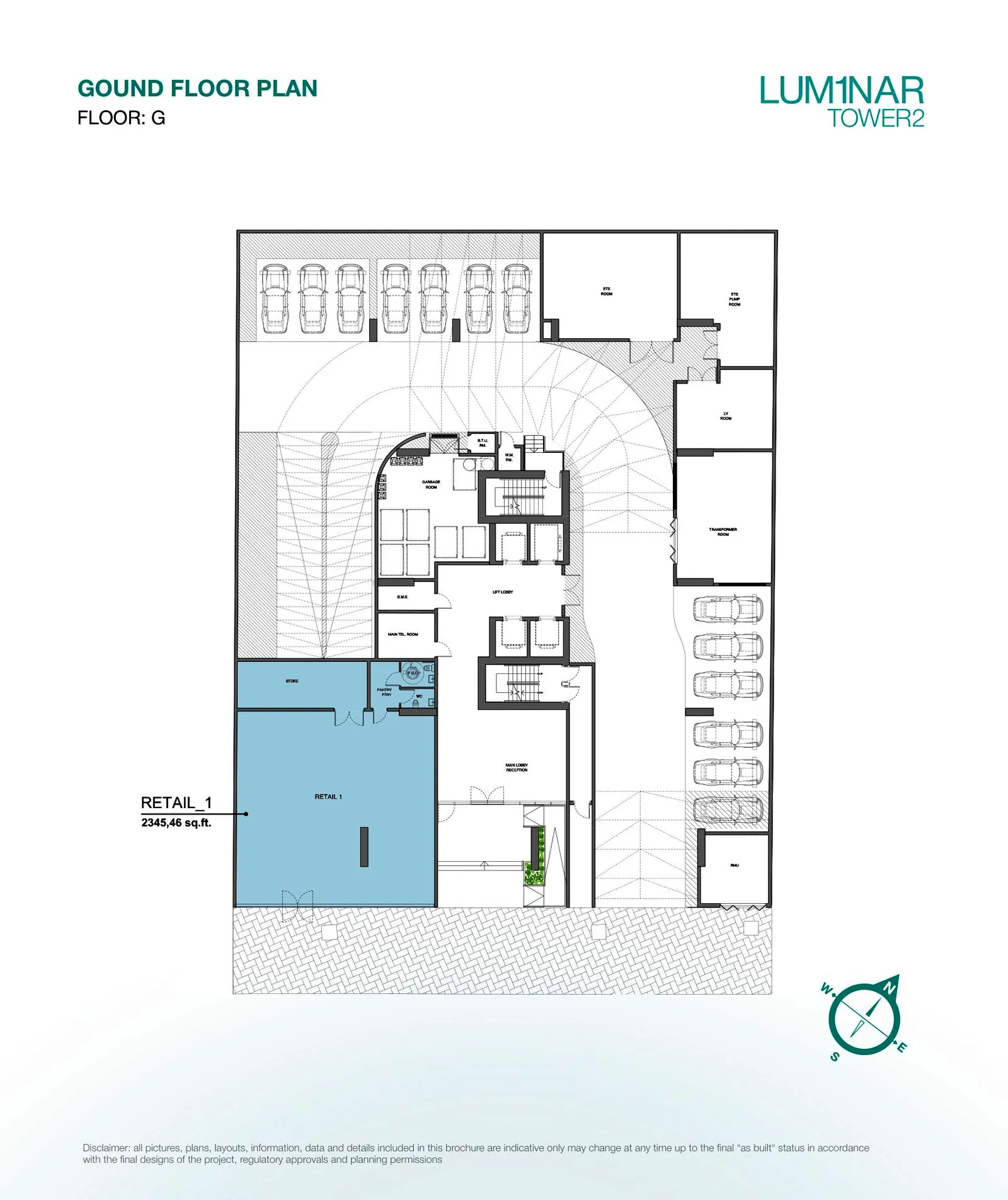 LUM1NAR Tower 2: floorplan, photo 10 of 12