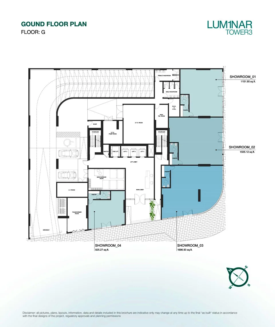 LUM1NAR Tower 3: floorplan, photo 10 of 12