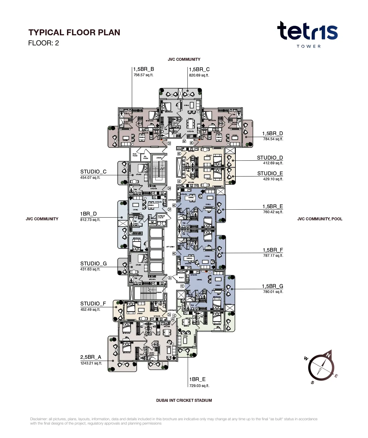 TETR1S Tower: floorplan, photo 11 of 12