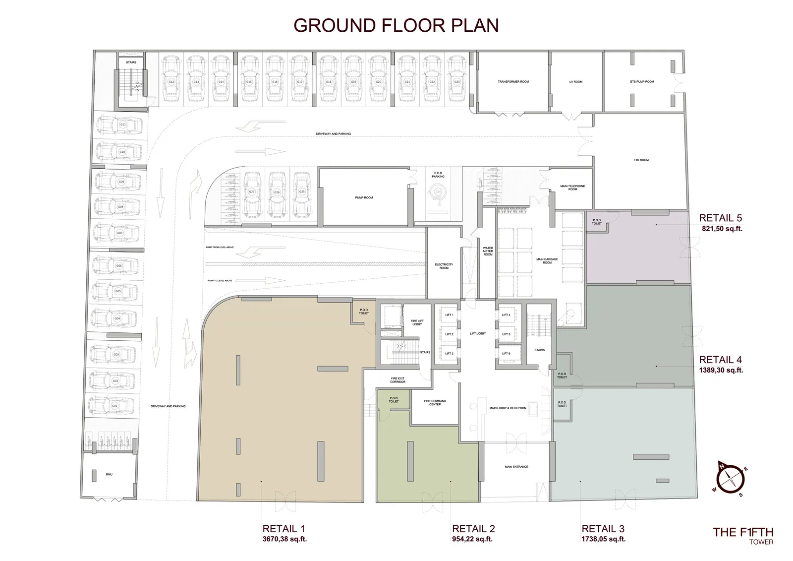 THE F1FTH: floorplan, photo 11 of 12
