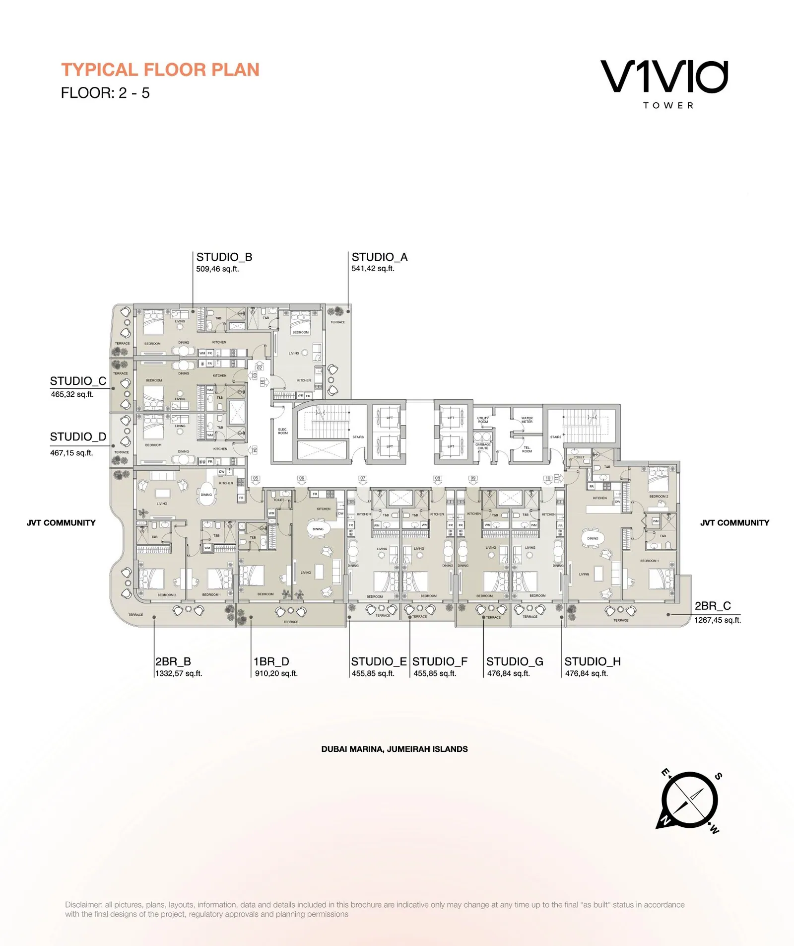 V1VID Tower: floorplan, photo 11 of 12