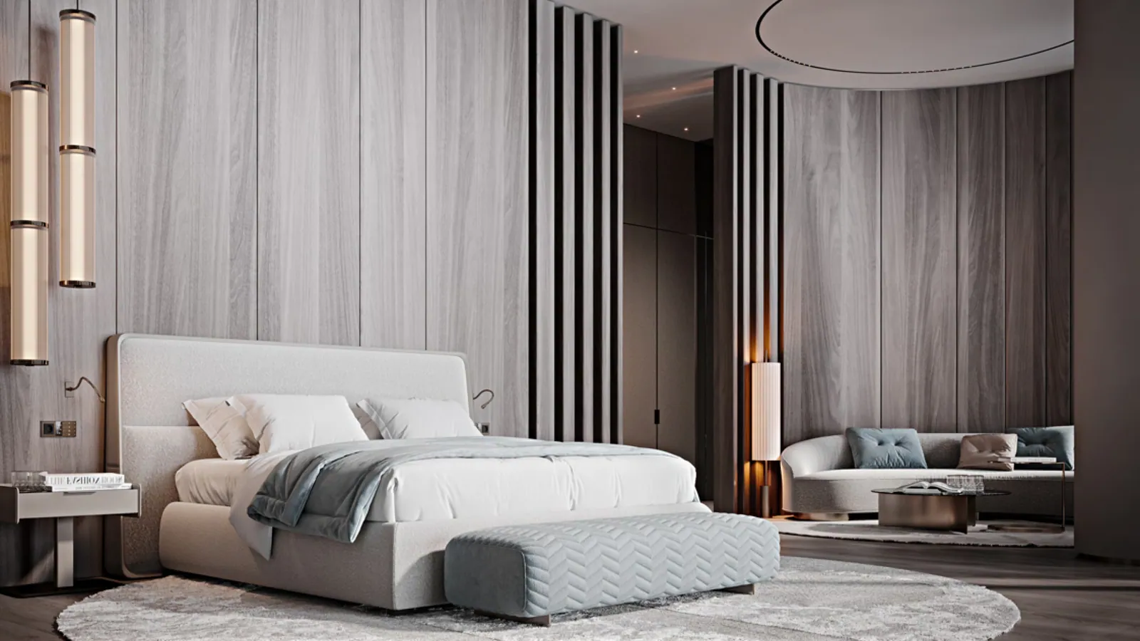 AVA at Palm Jumeirah, Dorchester Collection, Dubai: interior bedroom, photo 6 of 12