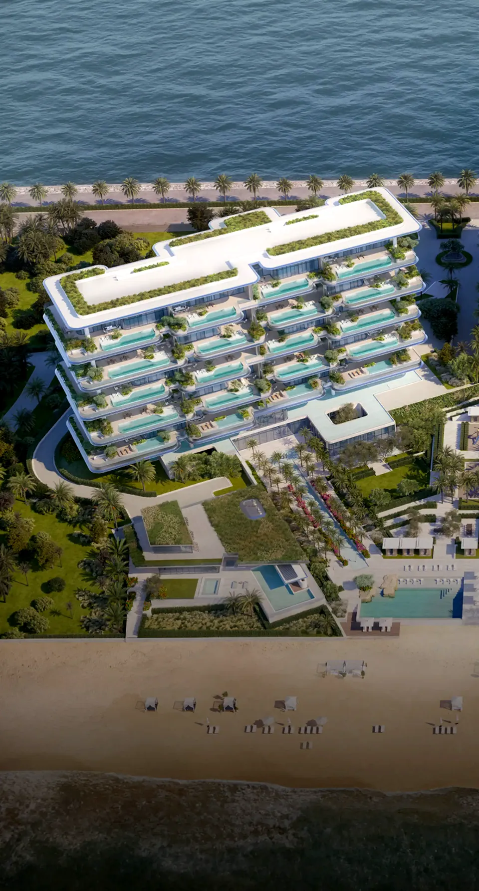 ORLA Infinity, Dorchester Collection, Dubai: aerial, photo 6 of 12