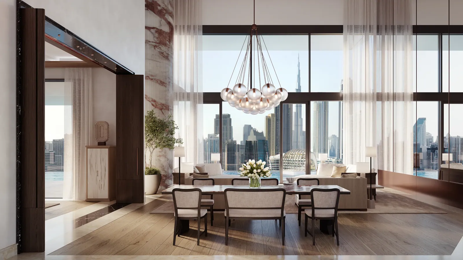 VELA, Dorchester Collection, Dubai: interior living, photo 8 of 12