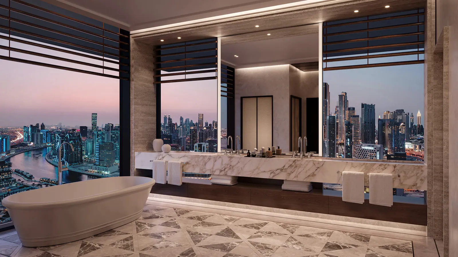 VELA, Dorchester Collection, Dubai: interior bathroom, photo 11 of 12