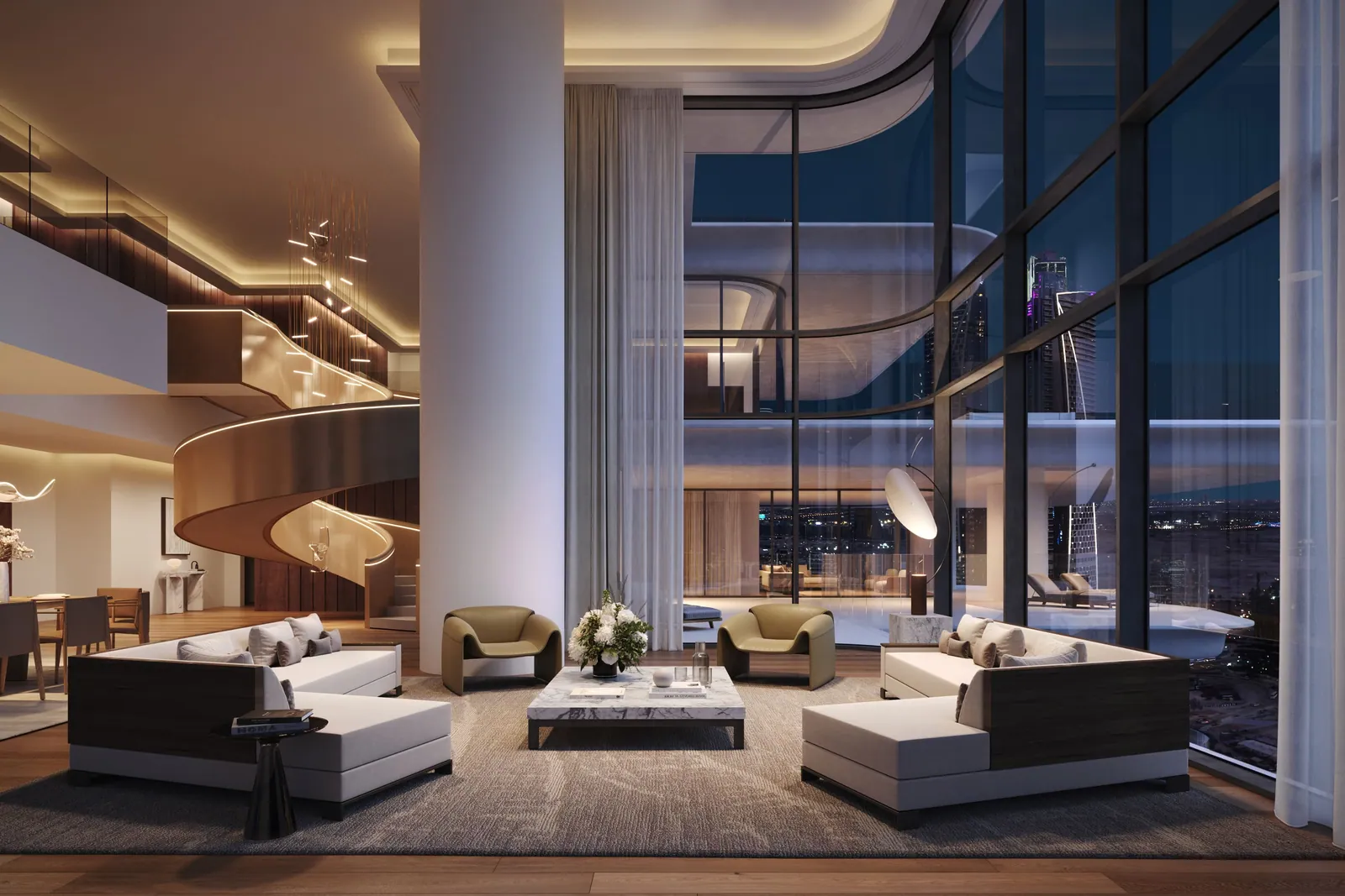 VELA Viento, Dorchester Collection, Dubai: interior living, photo 6 of 12
