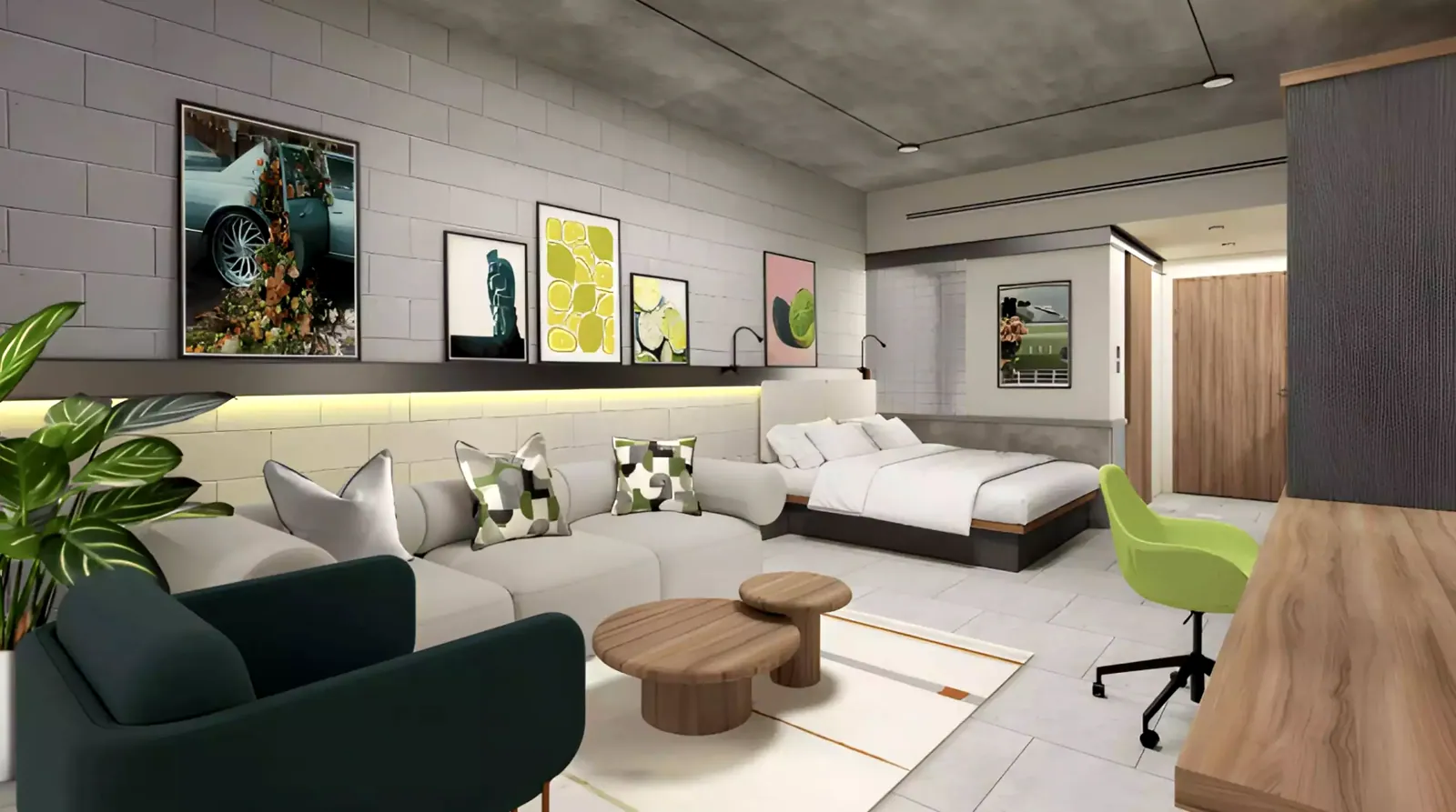 izzzi.life Lime: interior living, photo 2 of 3
