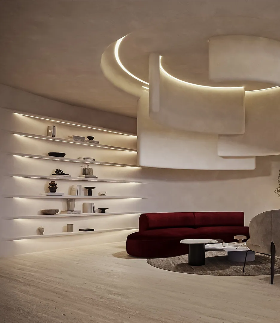 Natuzzi Harmony Residences: interior living, photo 5 of 12