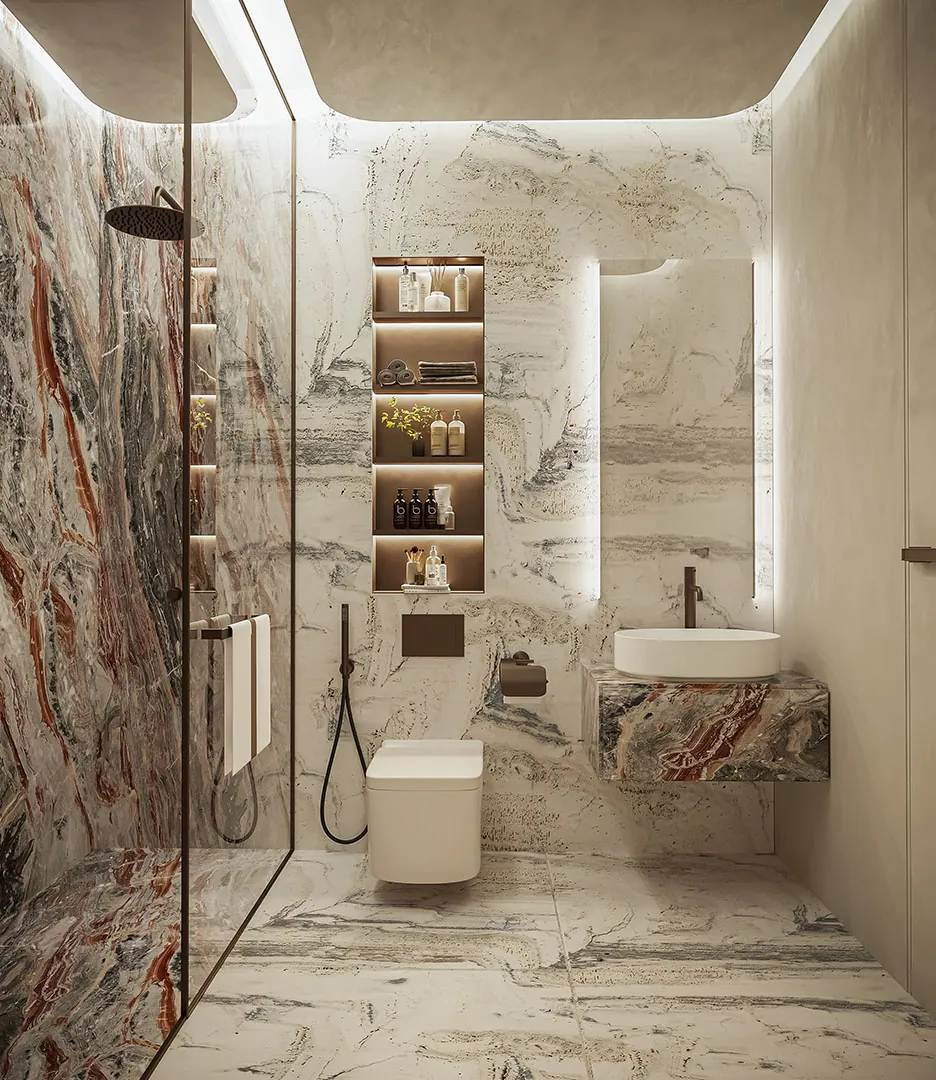 Peace Avenue: interior bathroom, photo 10 of 12