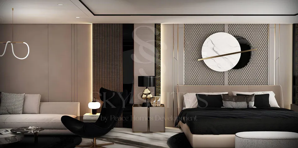 Sky Suites: interior living, photo 4 of 12
