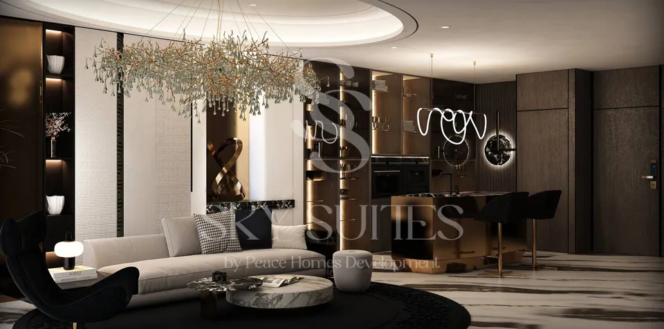 Sky Suites: interior living, photo 10 of 12