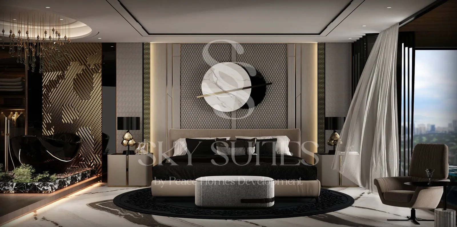 Sky Suites: interior bedroom, photo 11 of 12