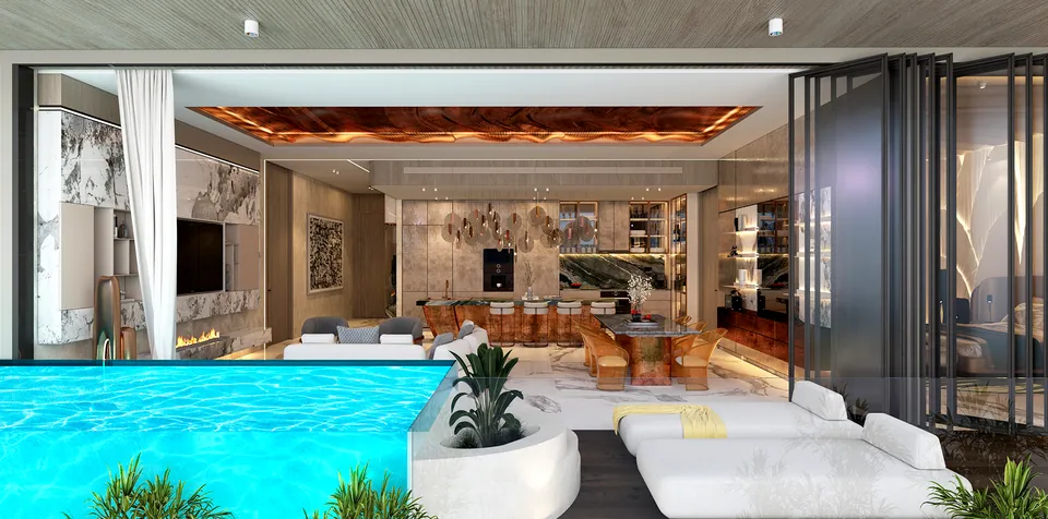 Sky Vista: interior living, photo 2 of 12