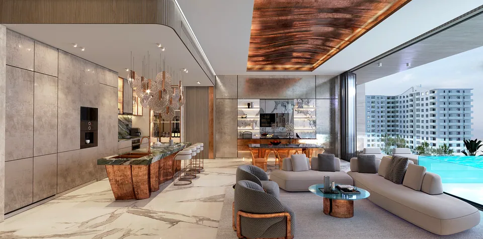 Sky Vista: interior living, photo 3 of 12