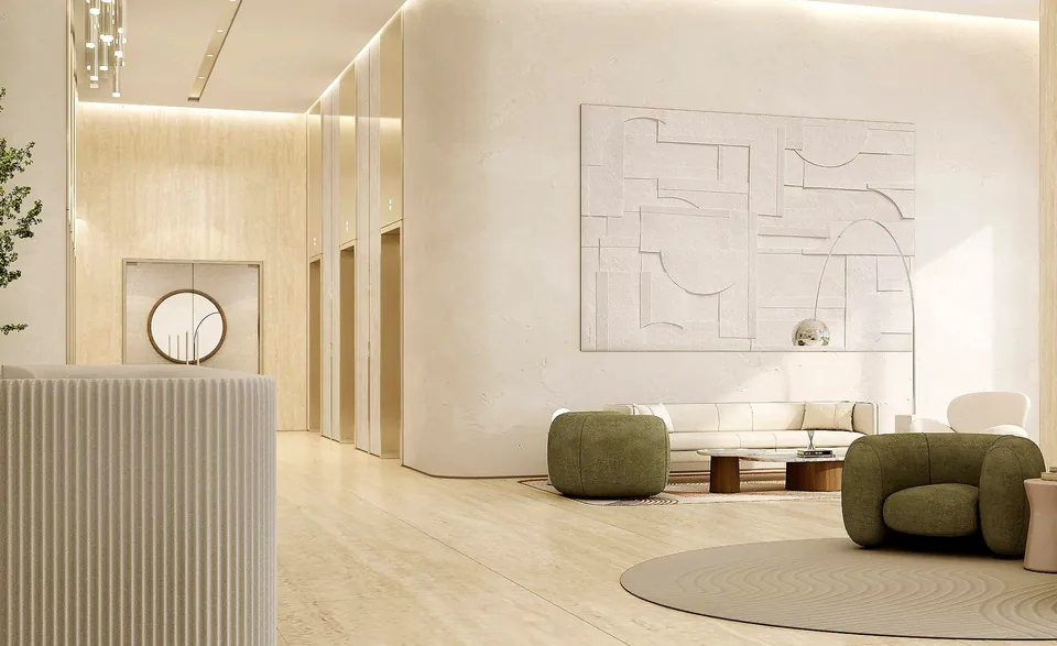 PLT Tower: interior living, photo 7 of 12